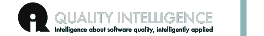 Quality Intelligence - Intelligence about software quality, intelligently applied